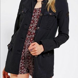 Urban Outfitters Navy Military Jacket